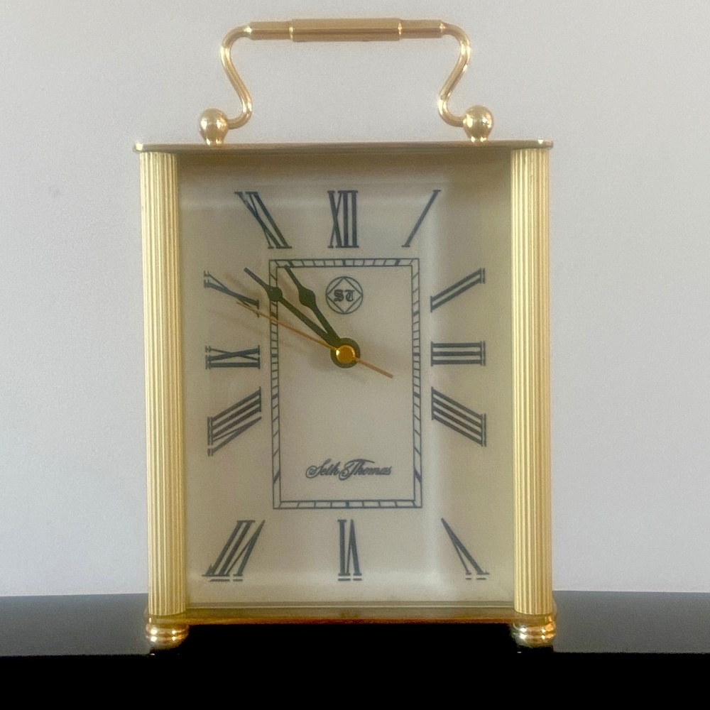 Y2K Seth Thomas Quartz Carriage Clock